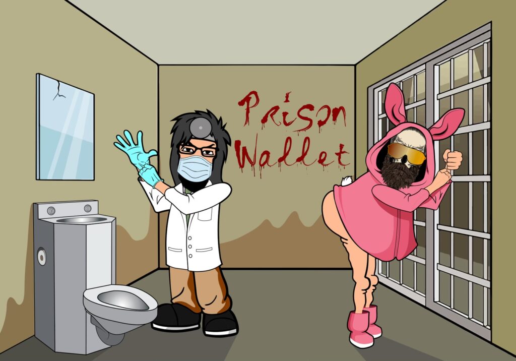 Prison Wallet Bunny Droppings